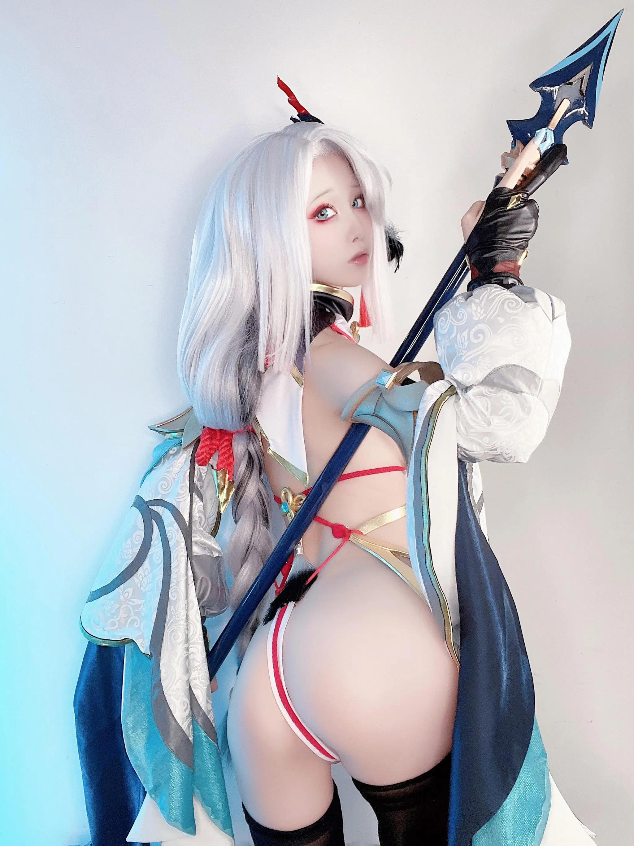 水淼Aqua – NO.110 原神 申鹤-自拍 [60P]插图7